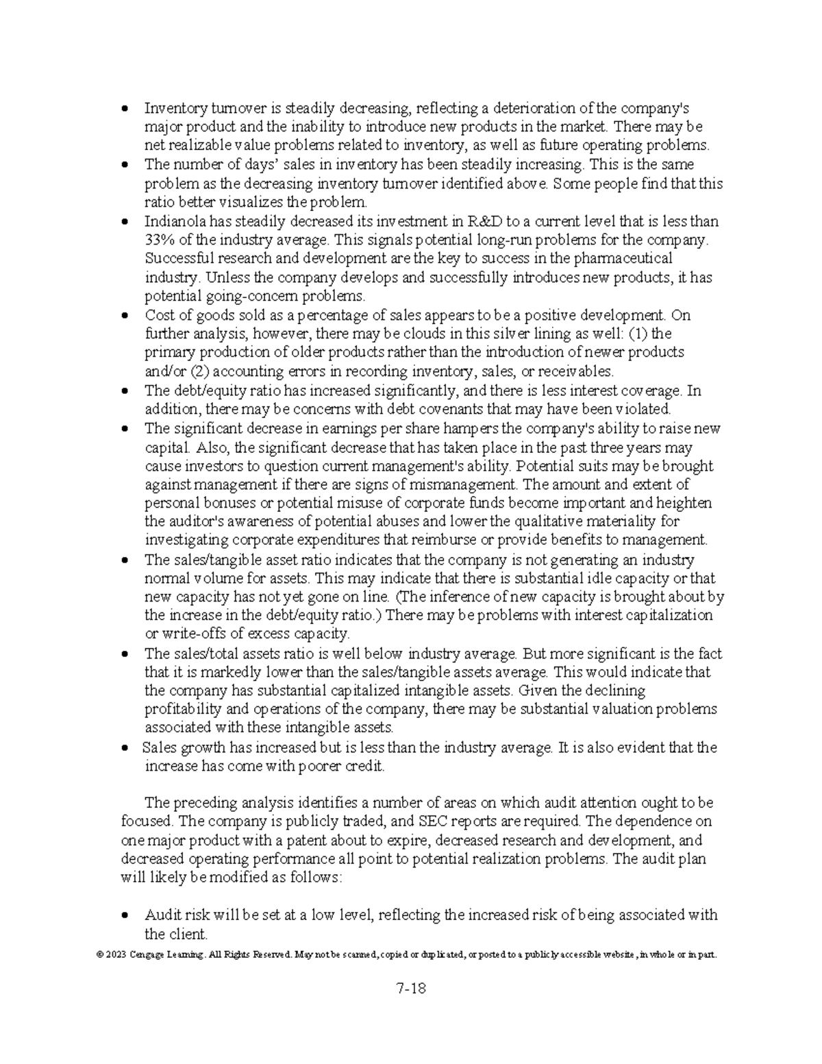 Auditing a Risk-Based Approach: Inventory Challenges & Solutions - Studocu