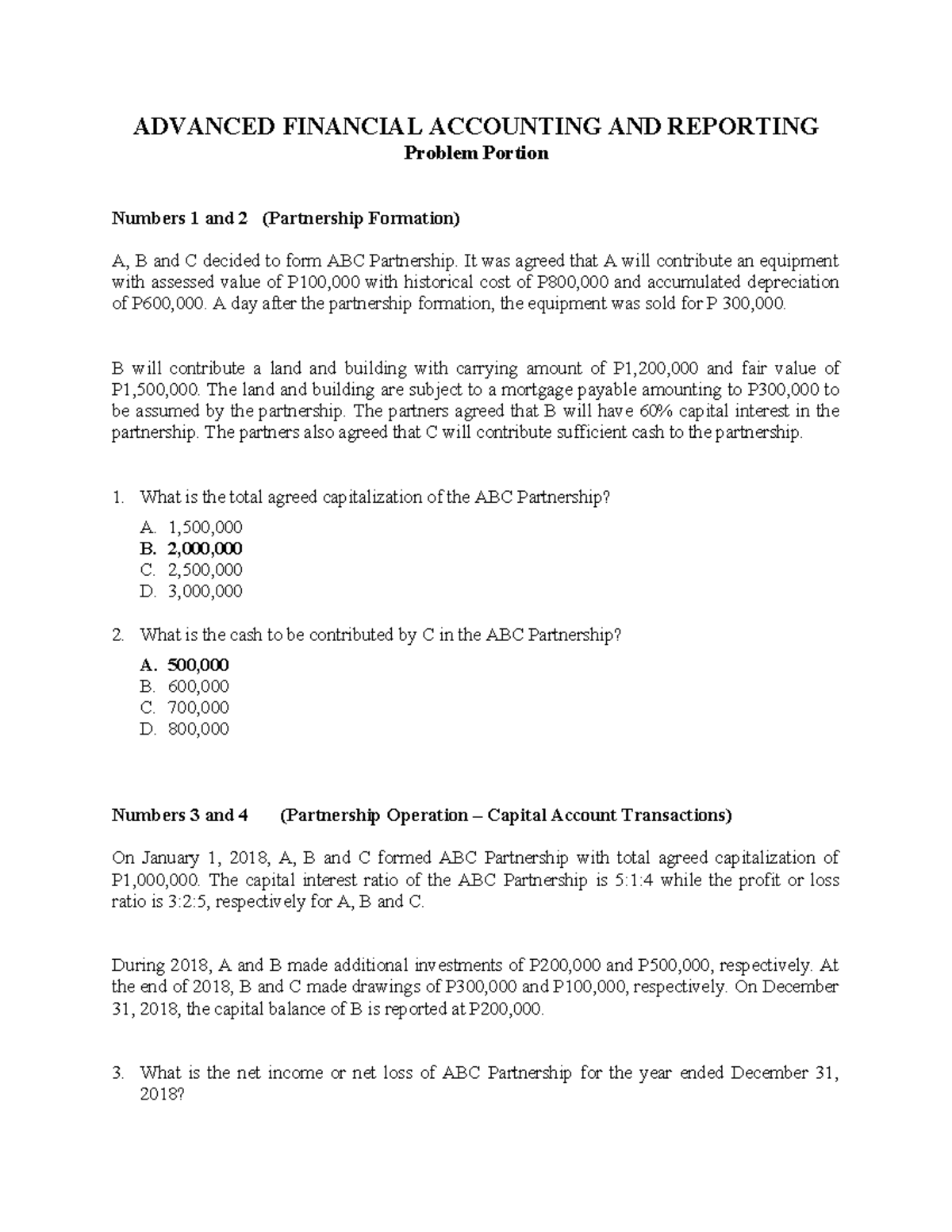 FAR 2 - Midterm Exam Key Notes on Financial Accounting - Studocu