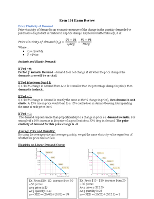ECON 101 - UBC - Principles Of Microeconomics - Studocu