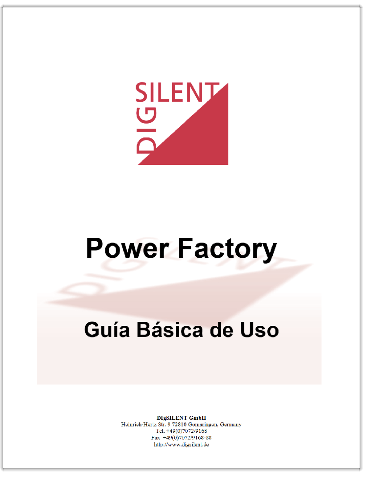 Guía Básica de Uso de SILENT Power Factory - Studocu