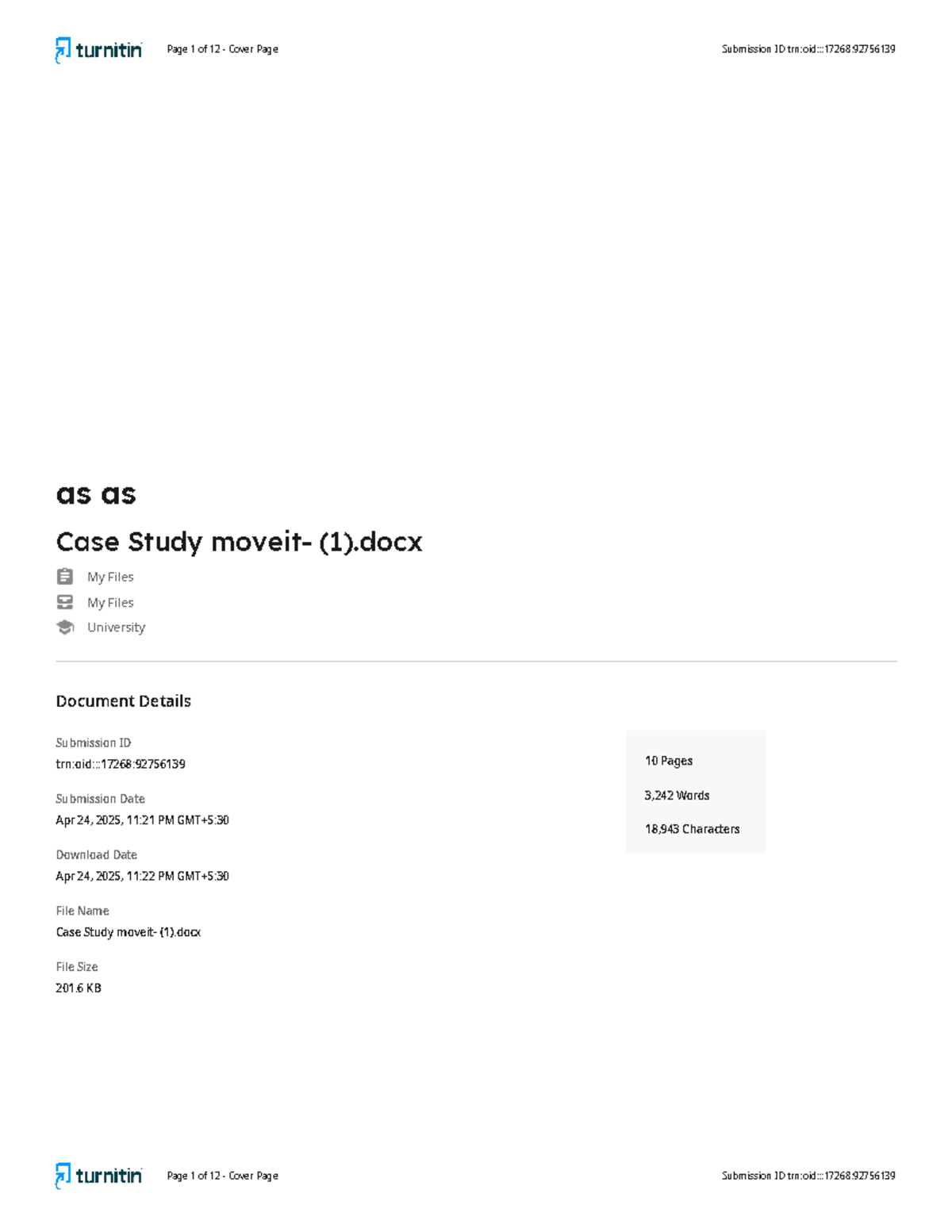 Case Study moveit- (1) - this is file and this is file - University My ...