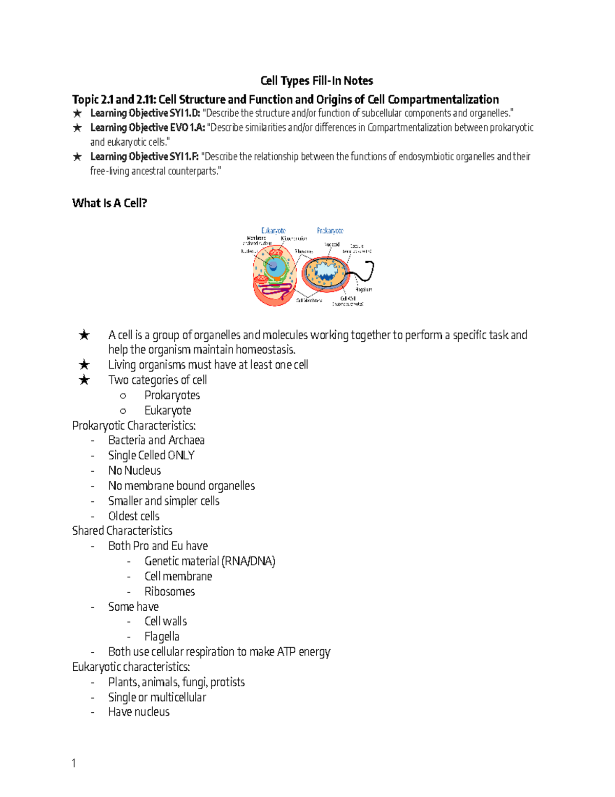 2.1 FIN - Cell Basics: Structure, Function, and Organelles Explained ...
