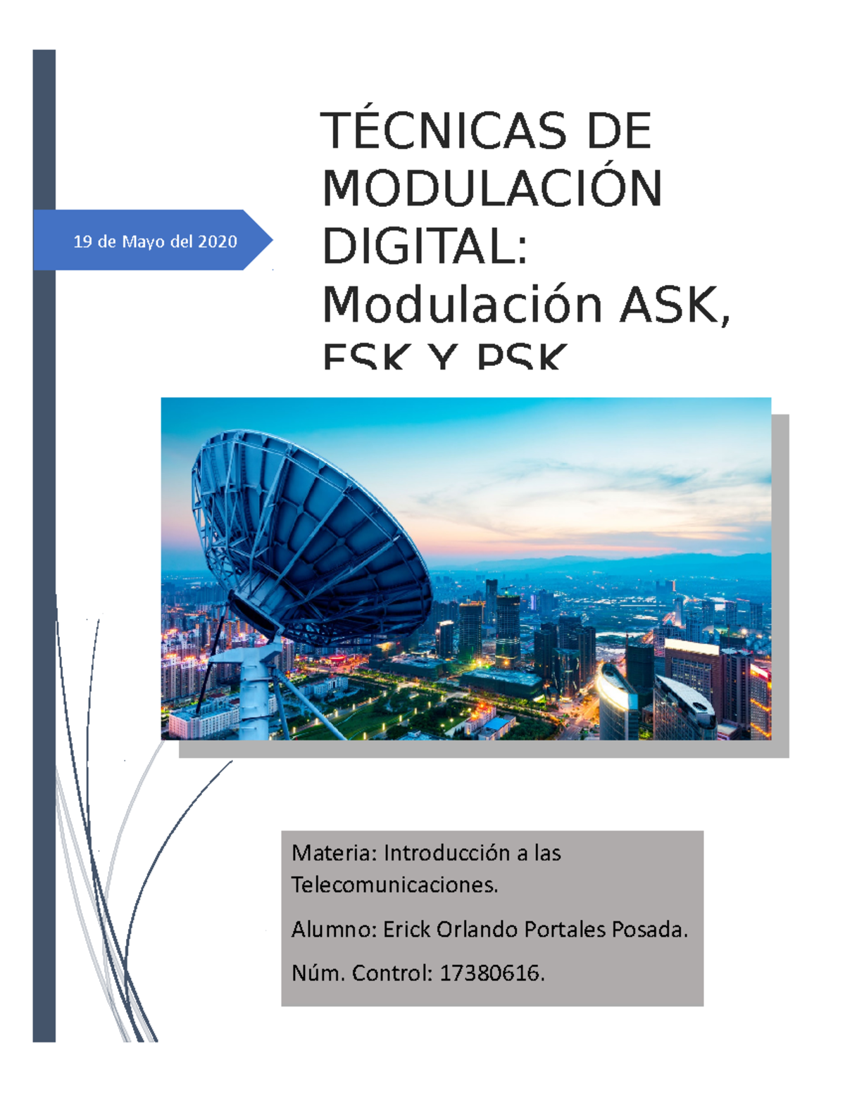 Técnicas de Modulación Digital en Introducción a las Telecomunicaciones ...