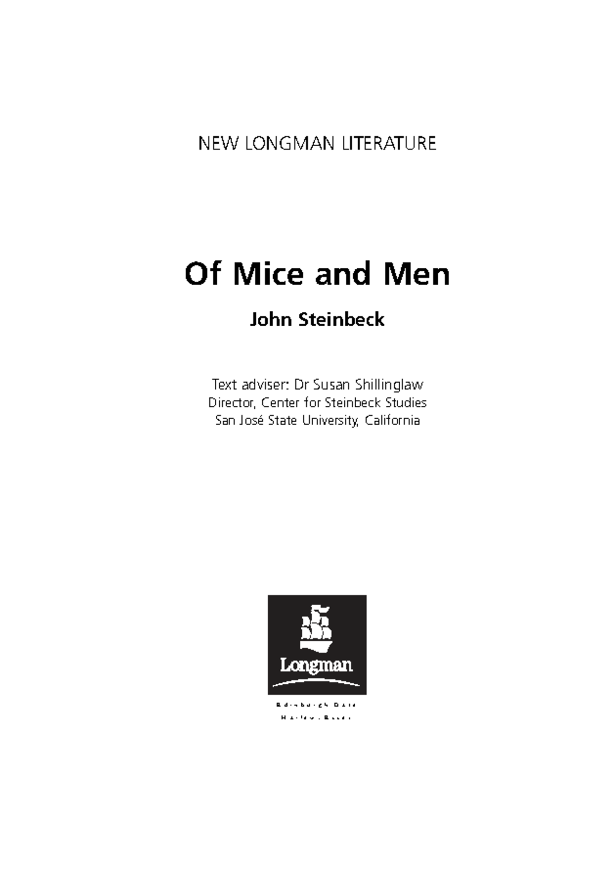 Of Mice and Men (ENG 101) - Chapter One Summary and Analysis - Studocu