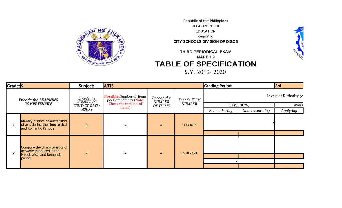 Reading-selection G7 - 100 SCHOOL ID: 307723 307723@deped.gov Republic ...