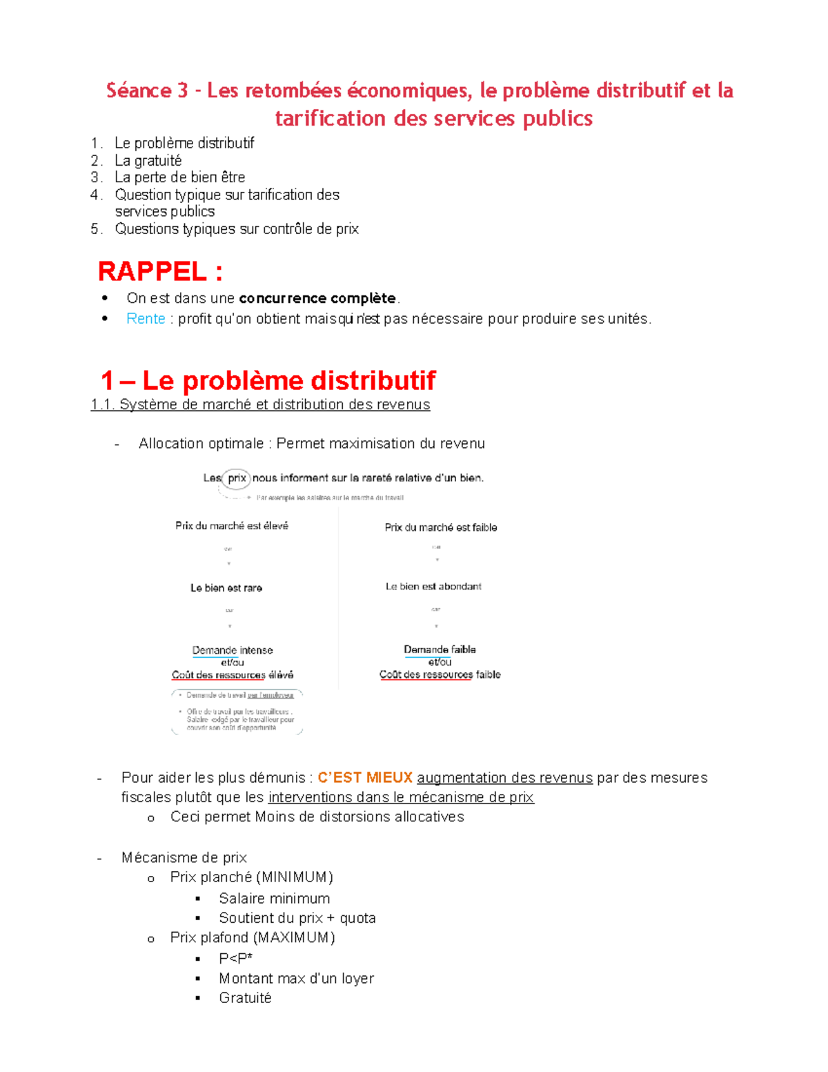 Résumé-Cours 3- LA Tarification DES Services Publics ET LE Contrôle DES ...