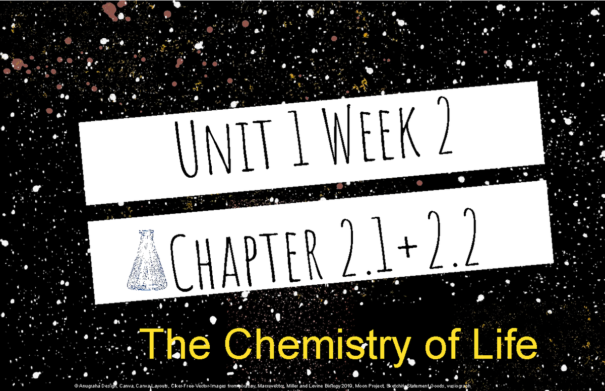 Unit 1 Wk 2: The Chemistry of Life - Periodic Table & Atoms - Studocu