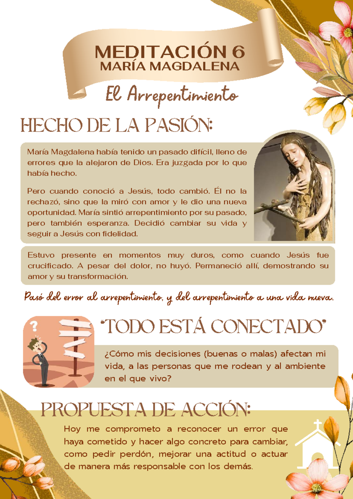 Meditación 6: El Arrepentimiento de María Magdalena - Studocu