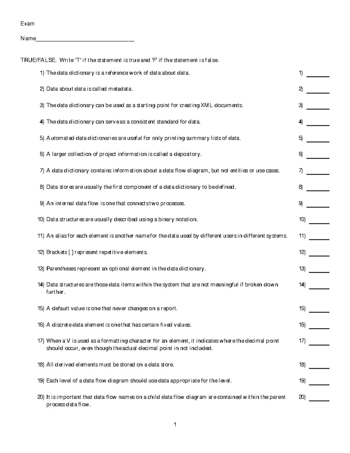 Chapter 8 Answers - True/False & Multiple Choice Questions - Studocu