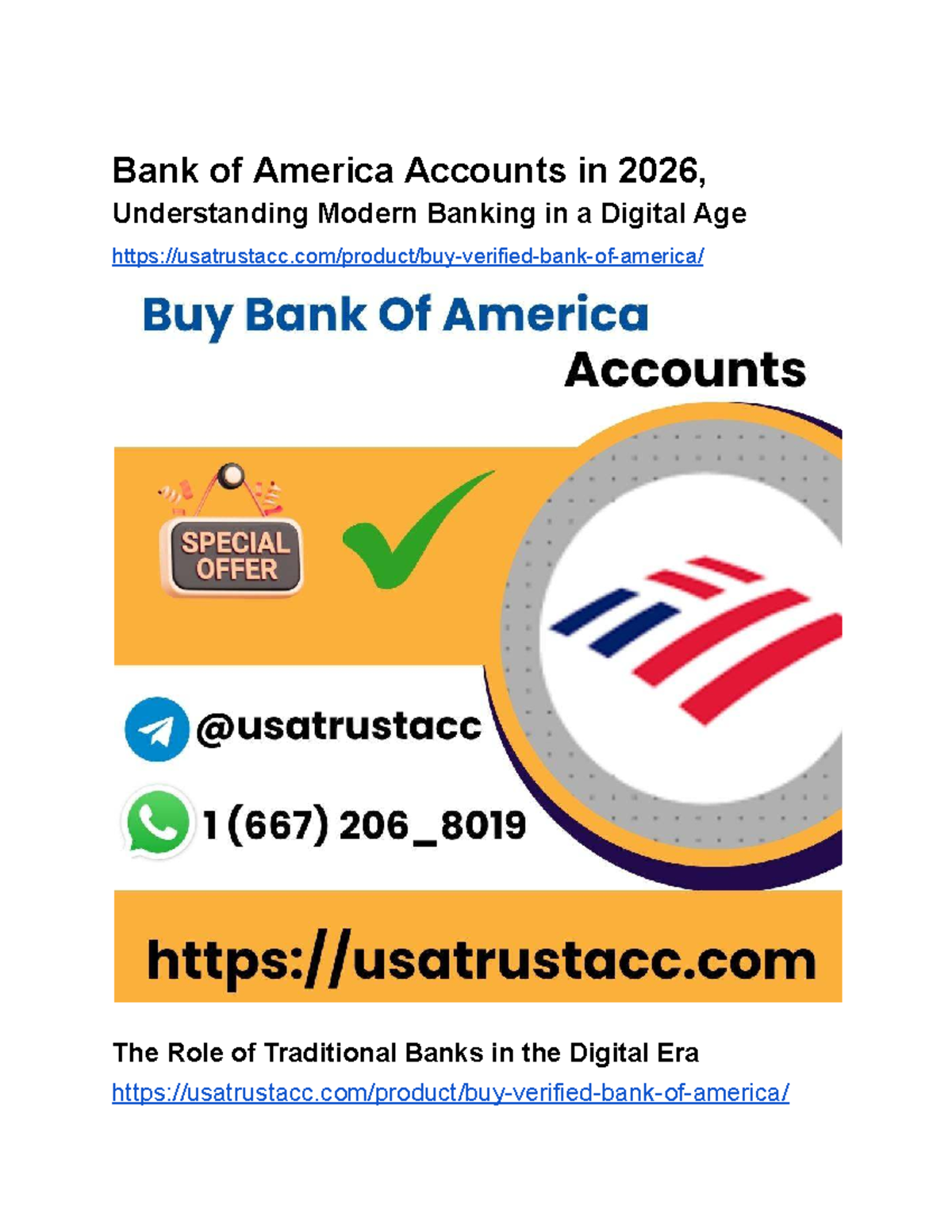 How to Open a Bank of America (BOA) Account in 2026 - Studocu