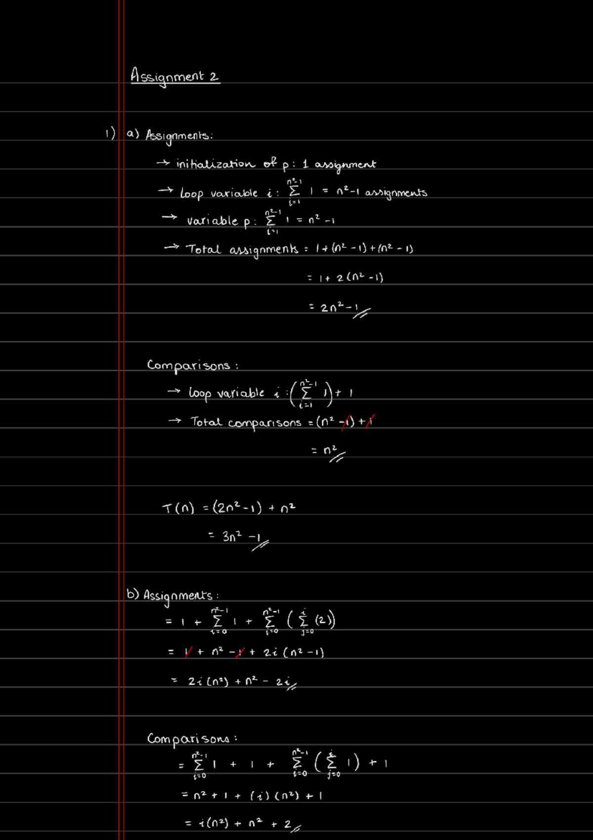 Assignment 2 - Analysis of Algorithms in CSC 225 - Studocu