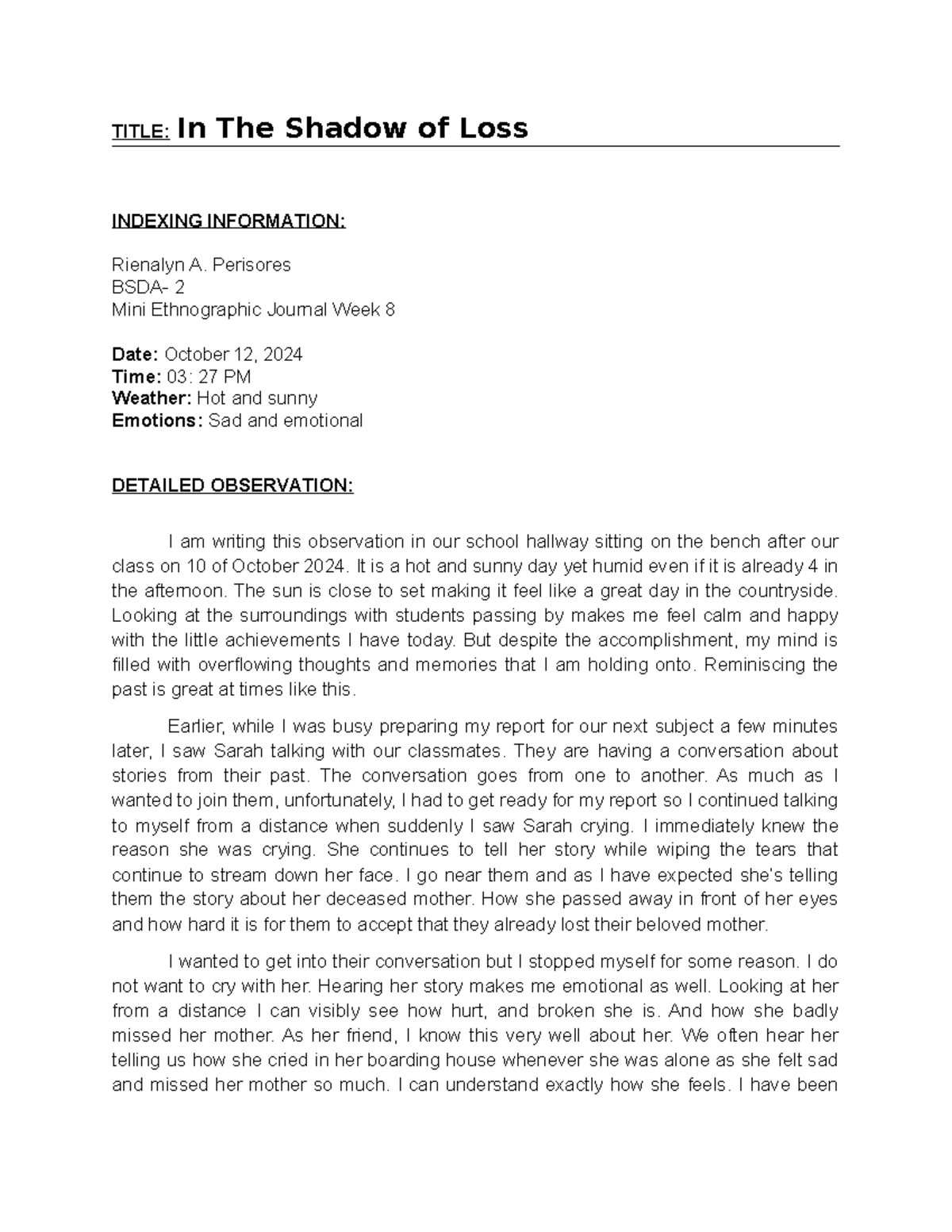 In the shadow of loss - How we always carry the pain of losing someone ...