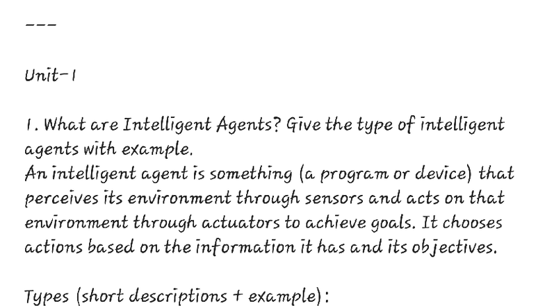 Intelligent Agents and Learning Algorithms: Notes for 251209 203220 ...