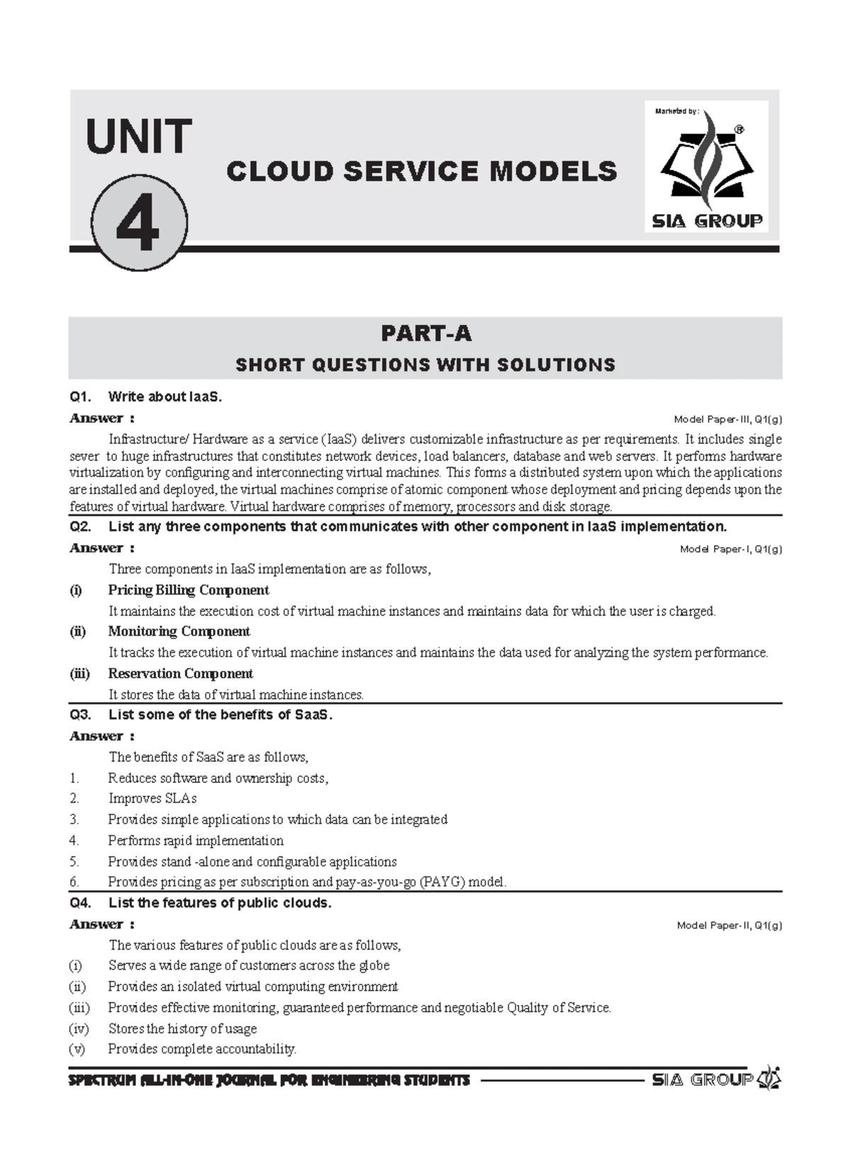 CC351 - Cloud Computing Architecture and Management - Chapter 3 Notes ...