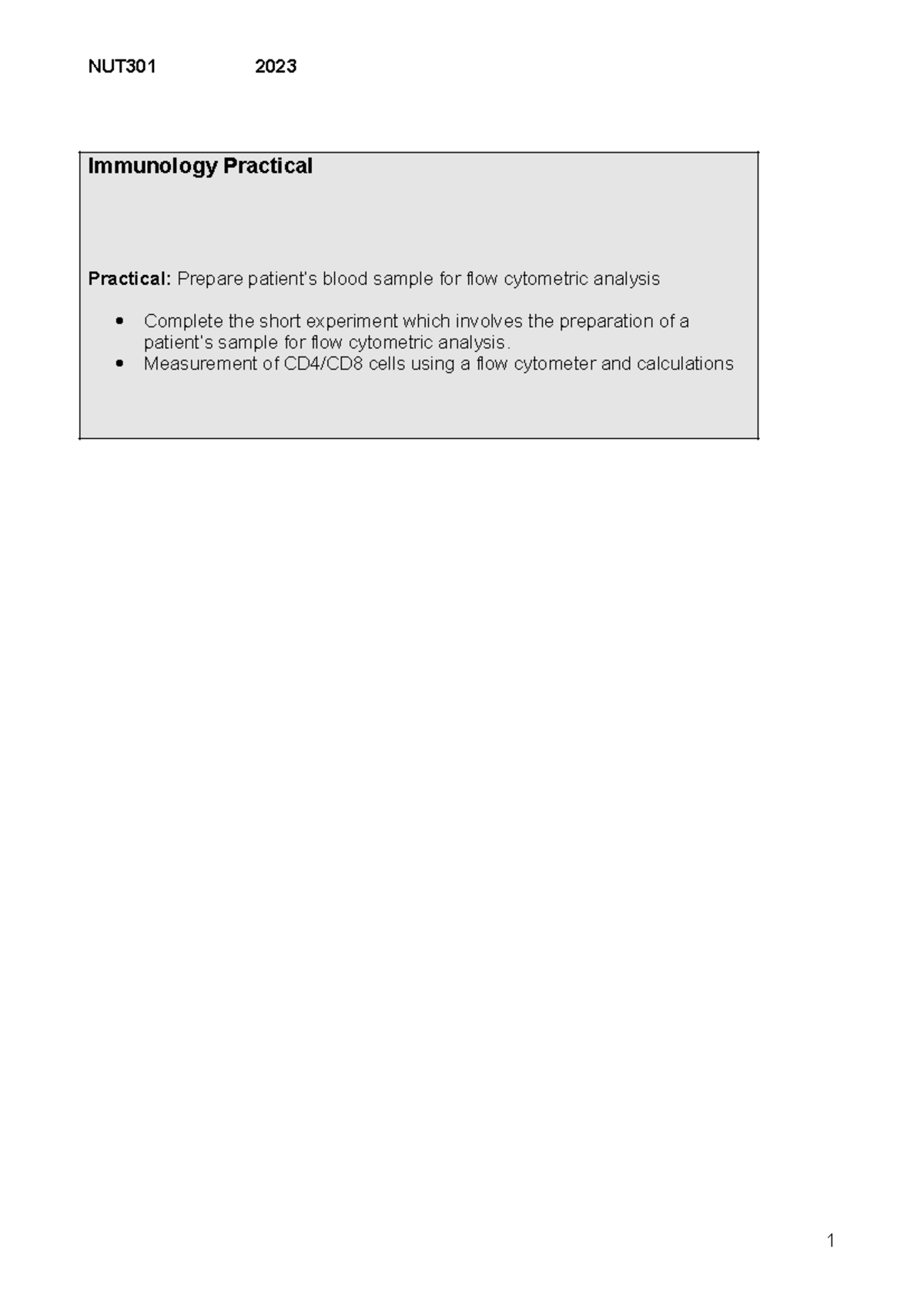 Flow Cytometry Practical Handbook 2024 for Immunology Lab - Studocu