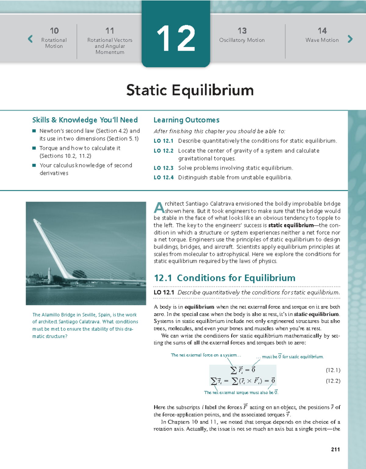 Static Equilibrium and Stability Analysis in Physics M12_WOLF8559_04_SE ...