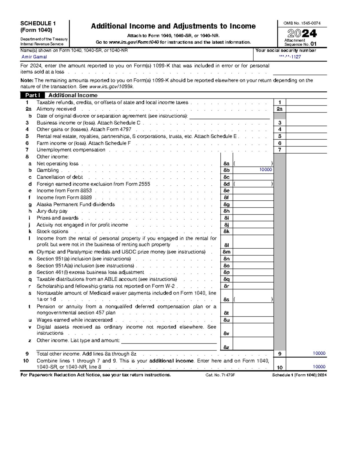 Form 1040 U.S. Individual Income Tax Return 2024 Guide - Studocu