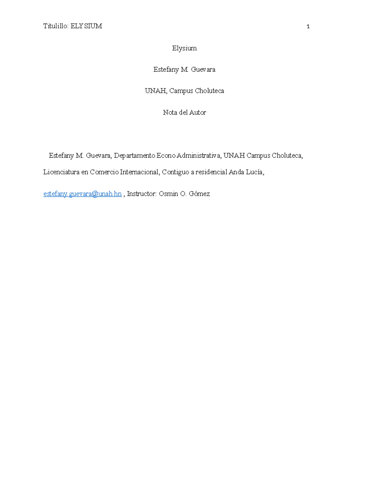 Resumen de Elysium - Estefany M. Guevara UNAH ECI - Studocu, image size:1200x1553