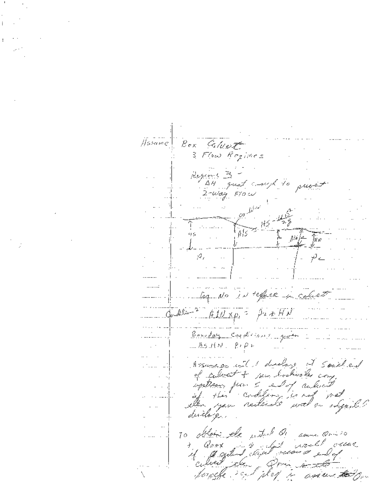 Holly Solver Notes - Hssame Box Calvert 3 Flow Regimes Regime 3 AH ...