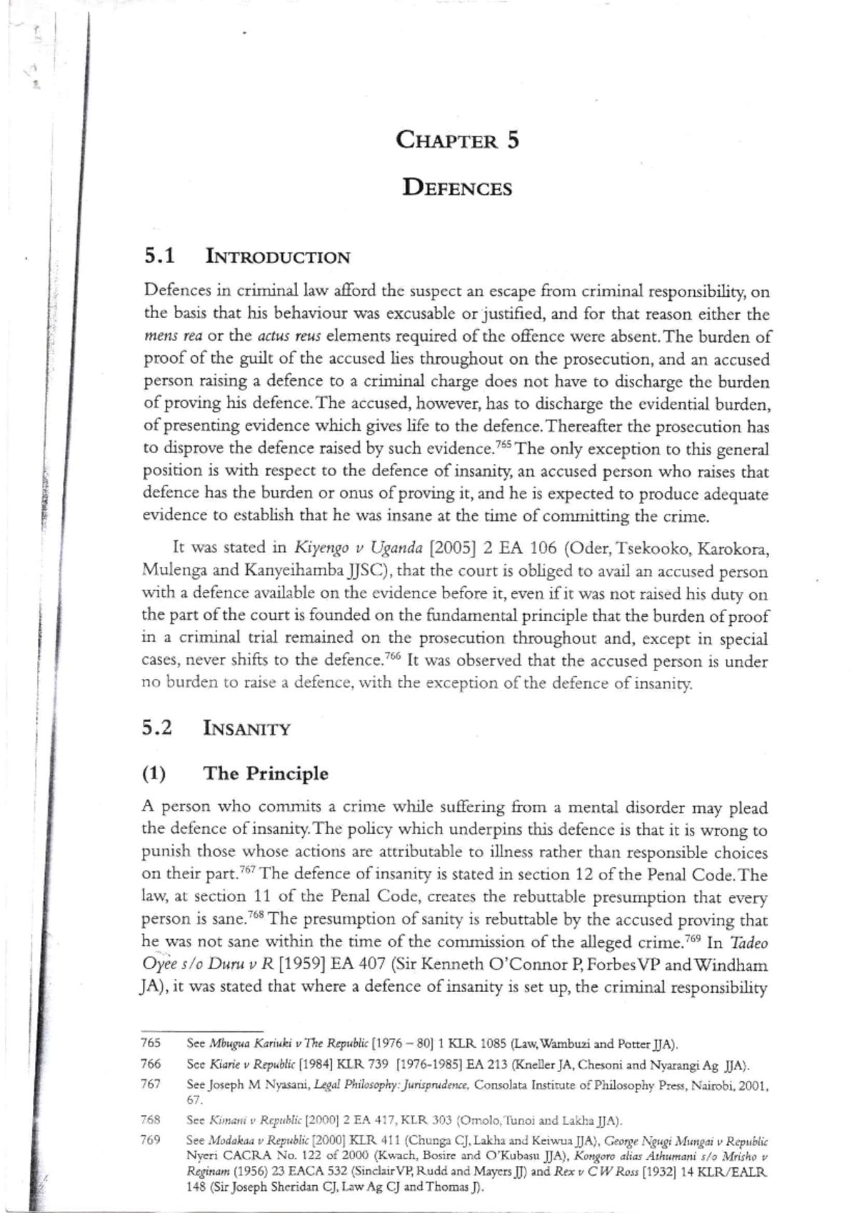 Chapter 5: Defenses in Criminal Law Explained - Studocu