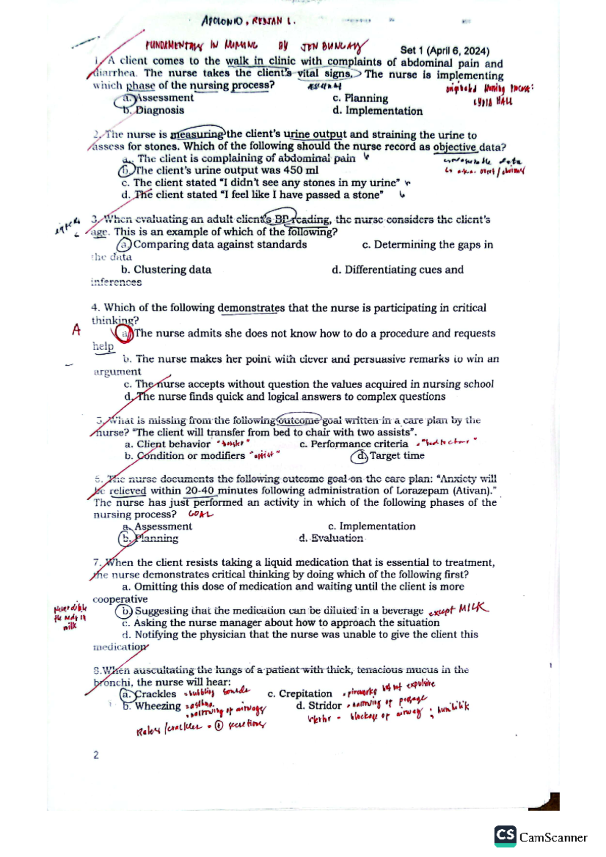 Funda 1 - you can use for study materials - APOLONIO. REDJAN 1 ...