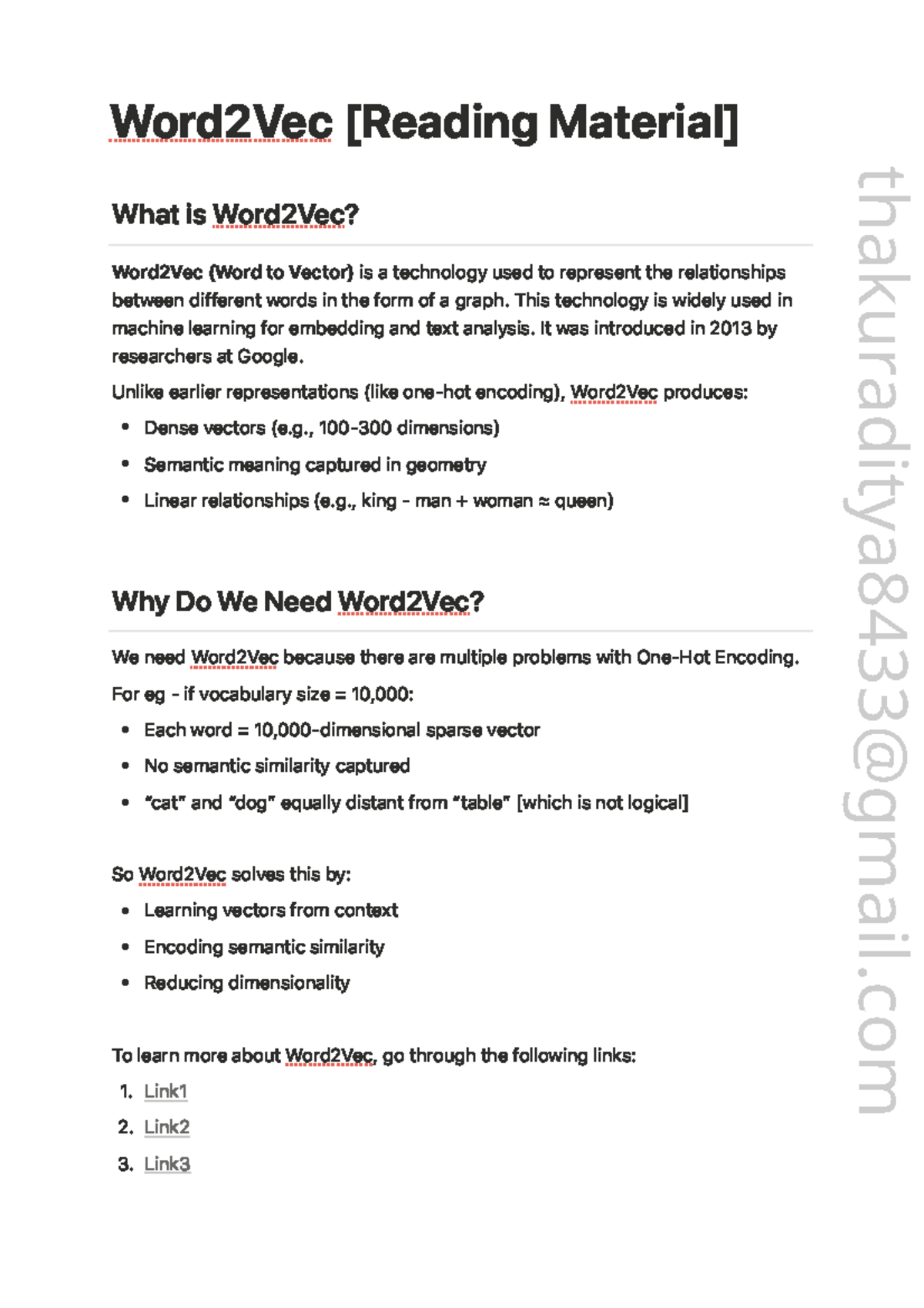 Word2Vec Overview: Understanding Word to Vector Technology - Studocu