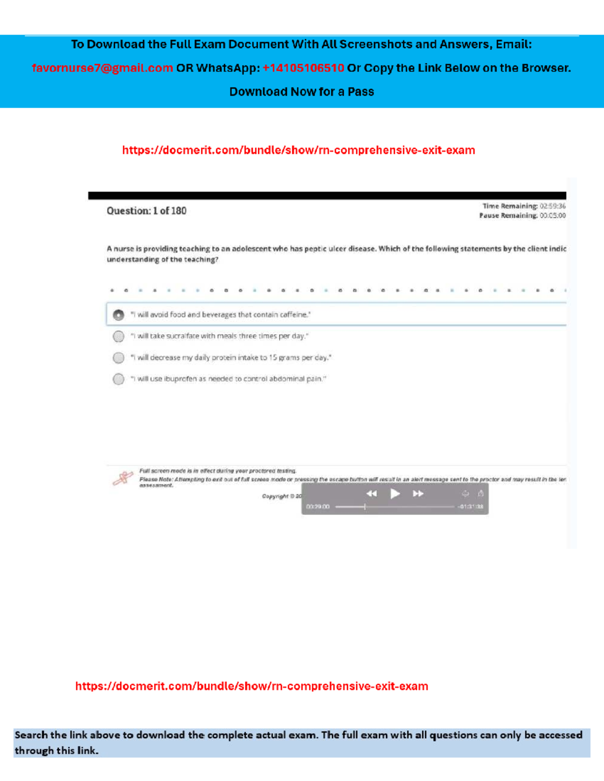 ATI RN Exit Exam Prep 2023-2026: Comprehensive Study Guide - Studocu