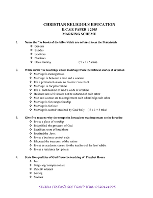 COMP 2015 KCSE Computer Studies Paper 2 Practical Assignment Guide ...