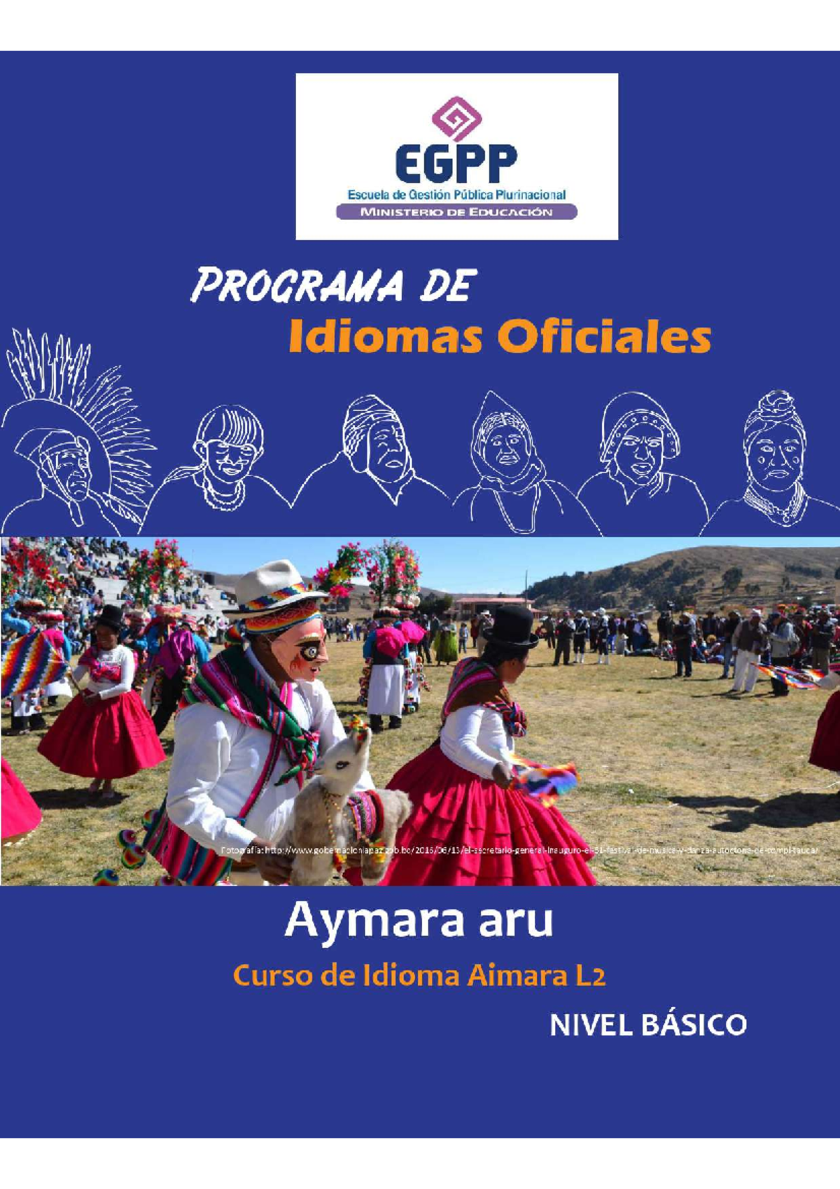 Guía de Texto Aimara Básico EGPP Unidad 1 - Curso L2 - Document Preview