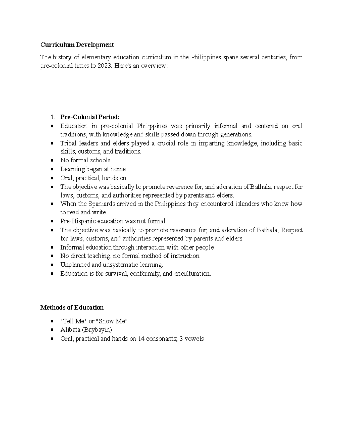 Curriculum-Development - Curriculum Development The history of ...