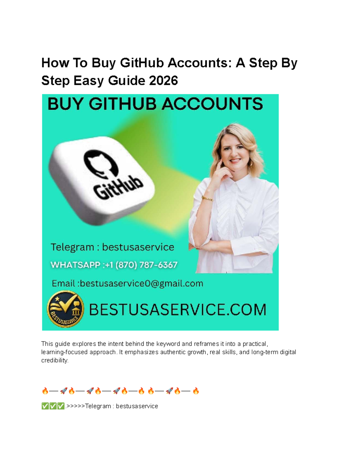 How to Build a Strong GitHub Profile: A Step-by-Step Guide 2026 - Studocu