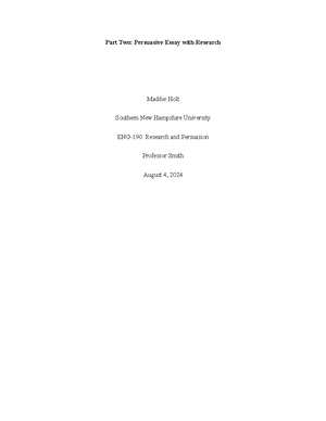 Module 3 Project Draft - PHL-260 Ethical Problem Solving Module 3 ...
