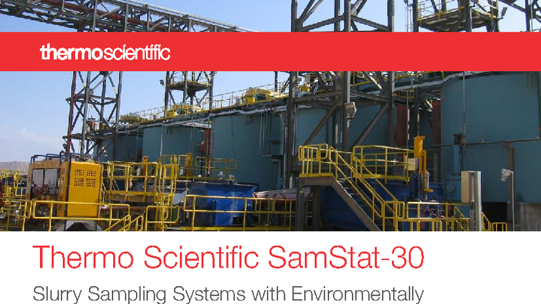 Thermo Scientific Slurry Sampling Systems Overview (Samstat-30-D10668 ...