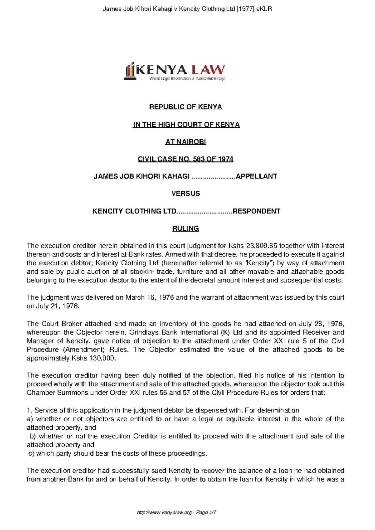 Discharge of Charge Form LRA-58 under Land Registration Act - Studocu