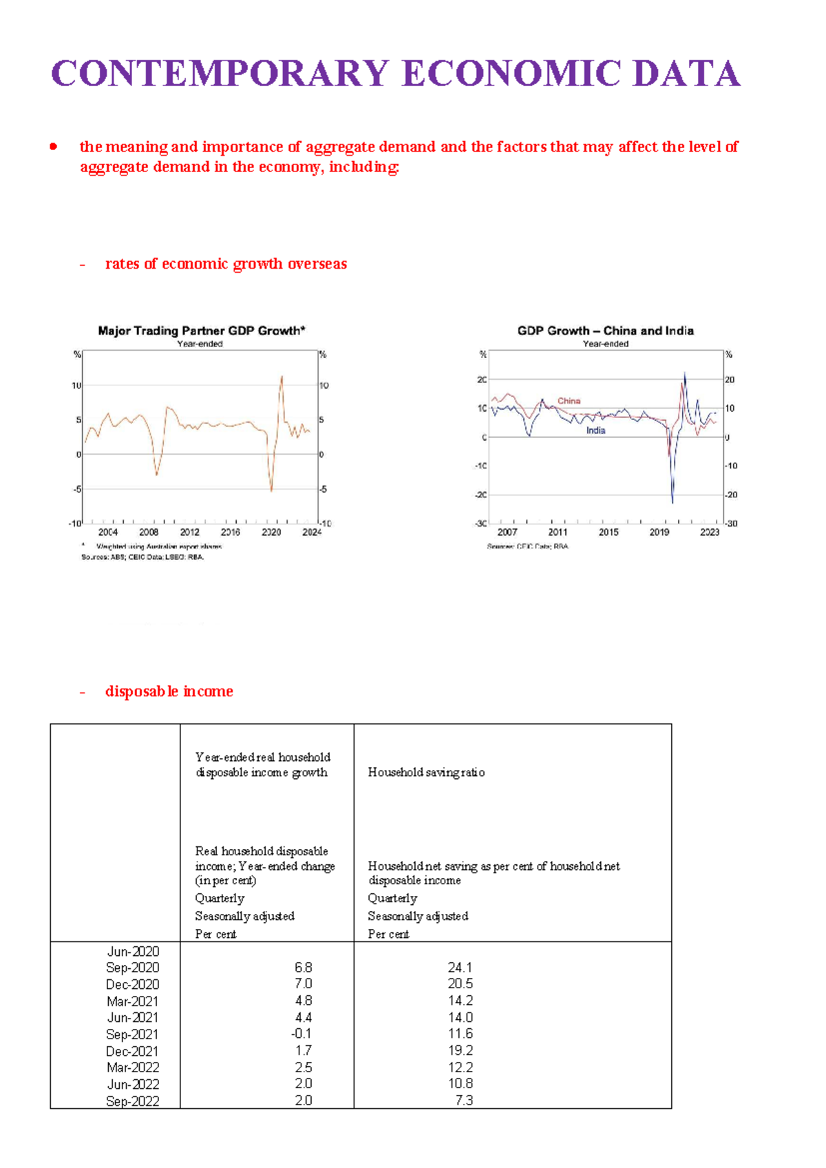ECON 101: Aggregate Demand & Supply Analysis for Economic Trends - Studocu