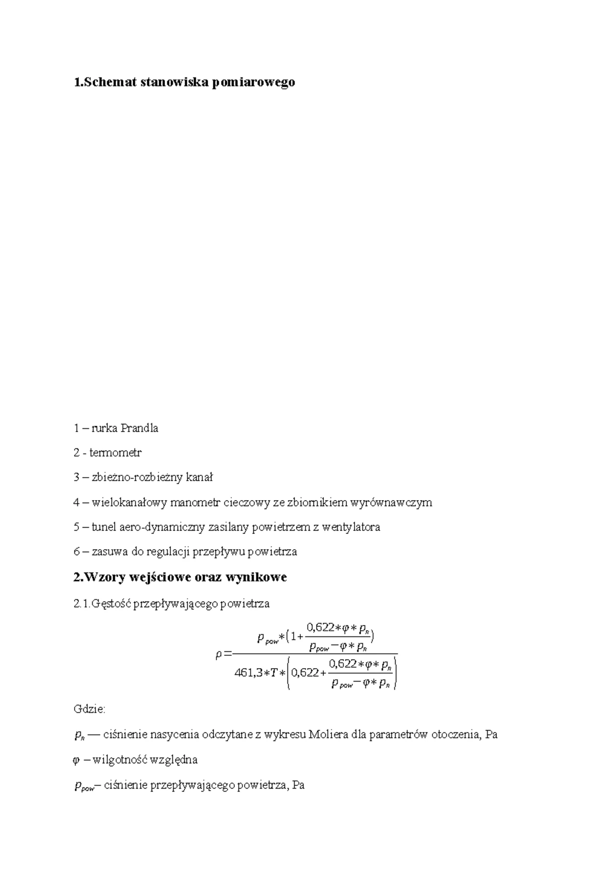 Obliczenia parcia hydrostatycznego na powierzchnię płaską - Laboratoria -  Studocu
