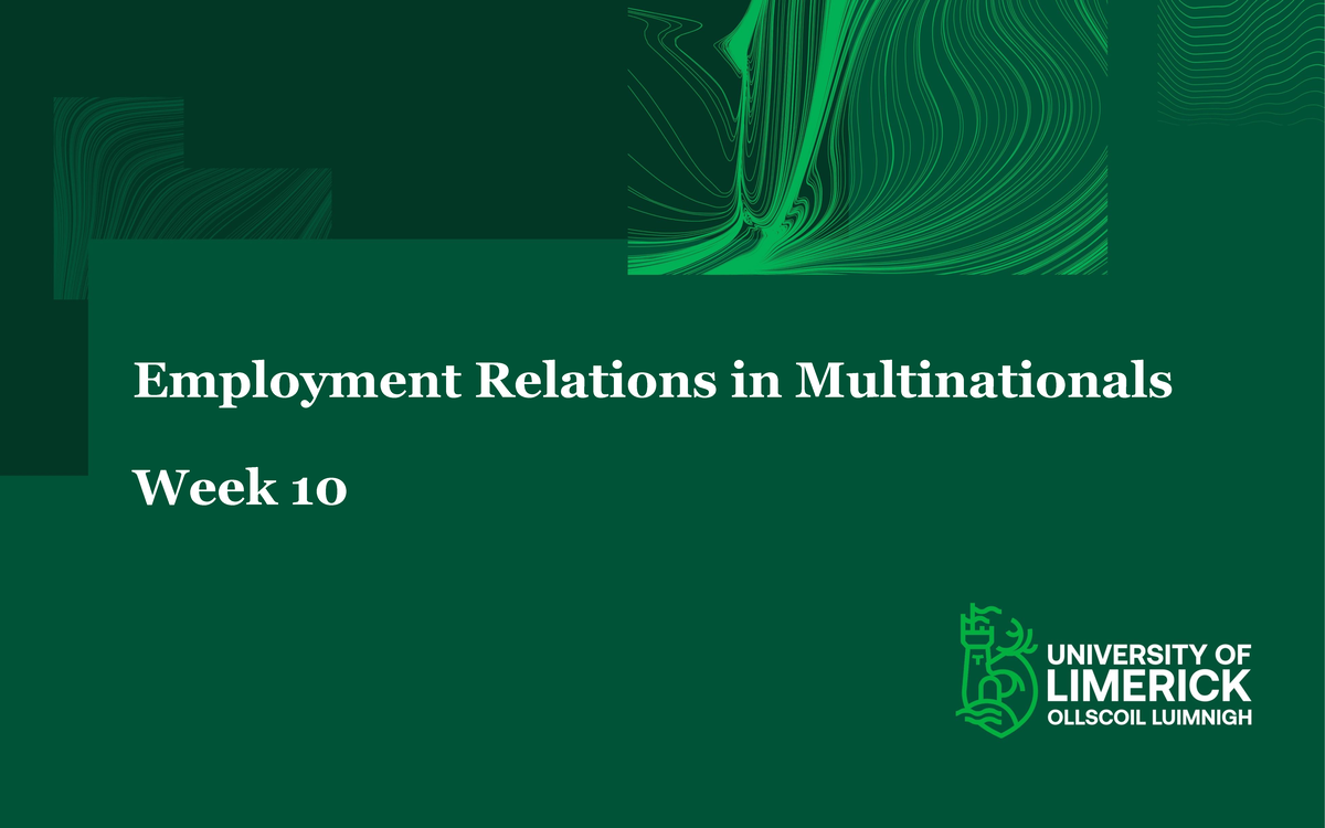 Employment Relations in Multinationals: Challenges and Trends Analysis ...