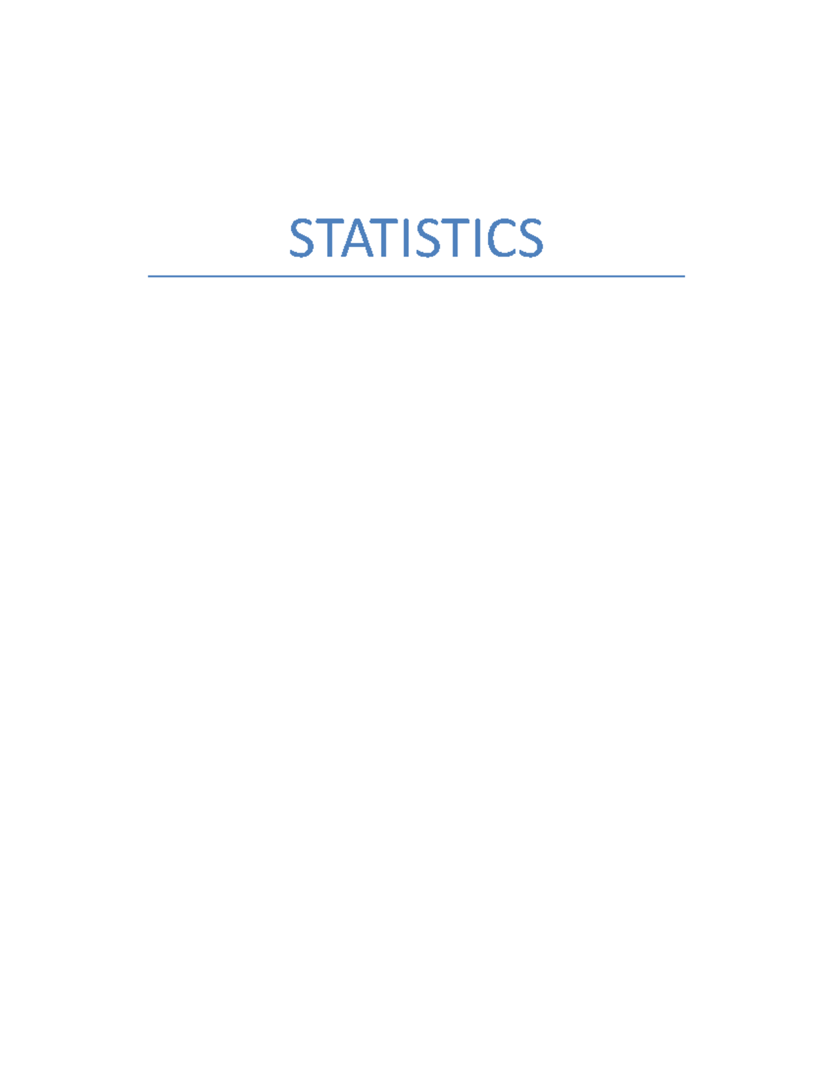 CST+4+Notes+-+Stats - mathematics statistics - ! ! STATISTICS ...