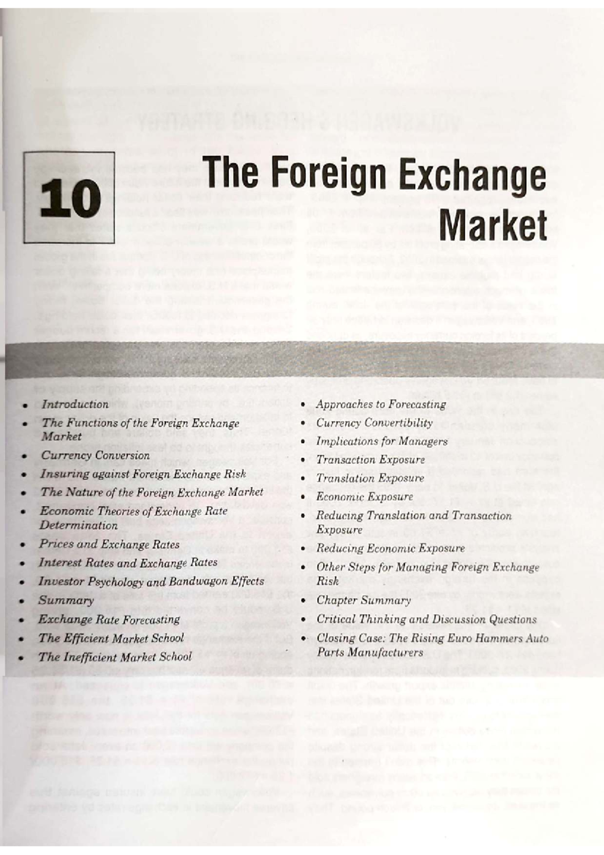 Chp 10 ib - More chapters include - 10 The Foreign Exchange Market ...