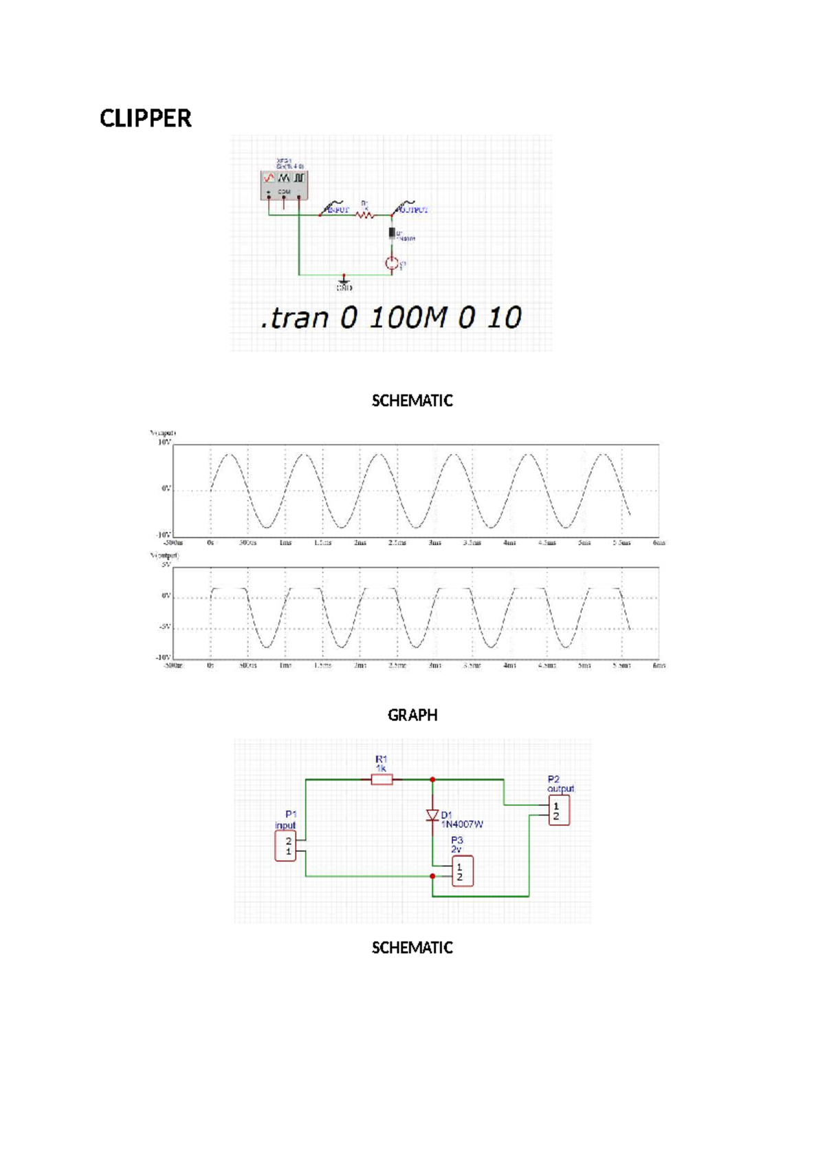 PCB EXP 6 - Pcb - Electronics System and PCB Design - CLIPPER SCHEMATIC ...