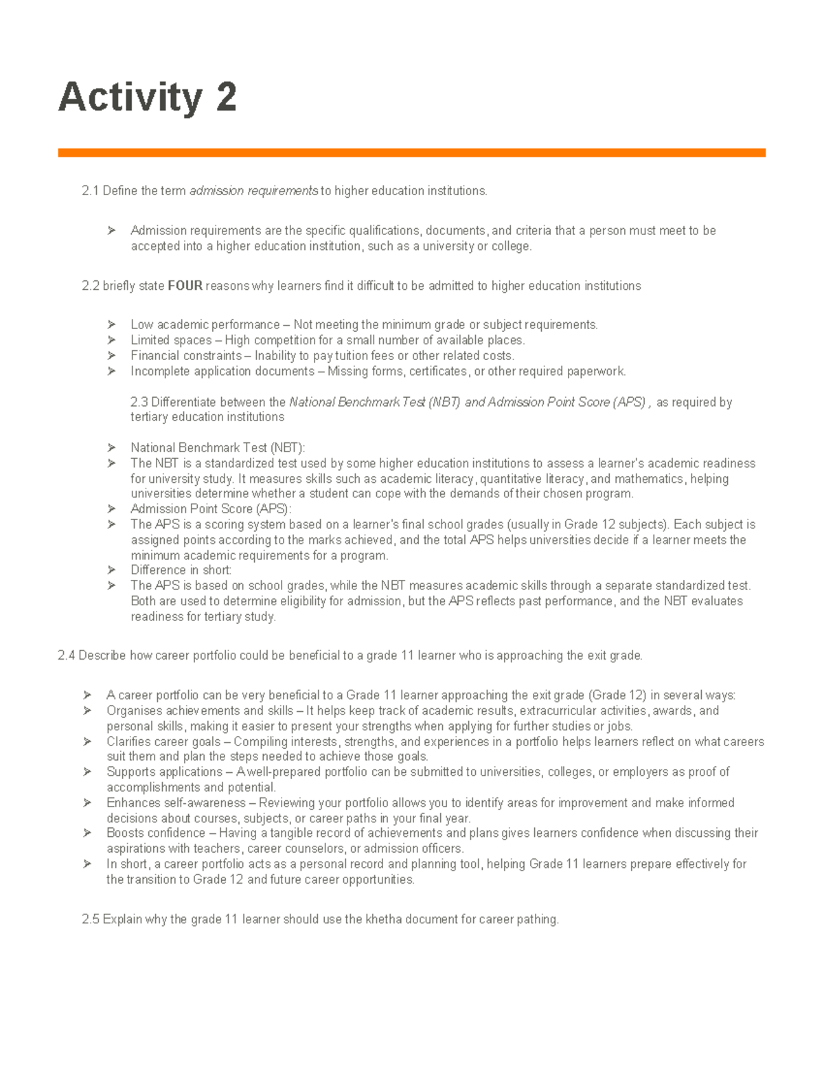 LO Assignment 2: Admission Requirements & Career Pathing Insights (2026 ...