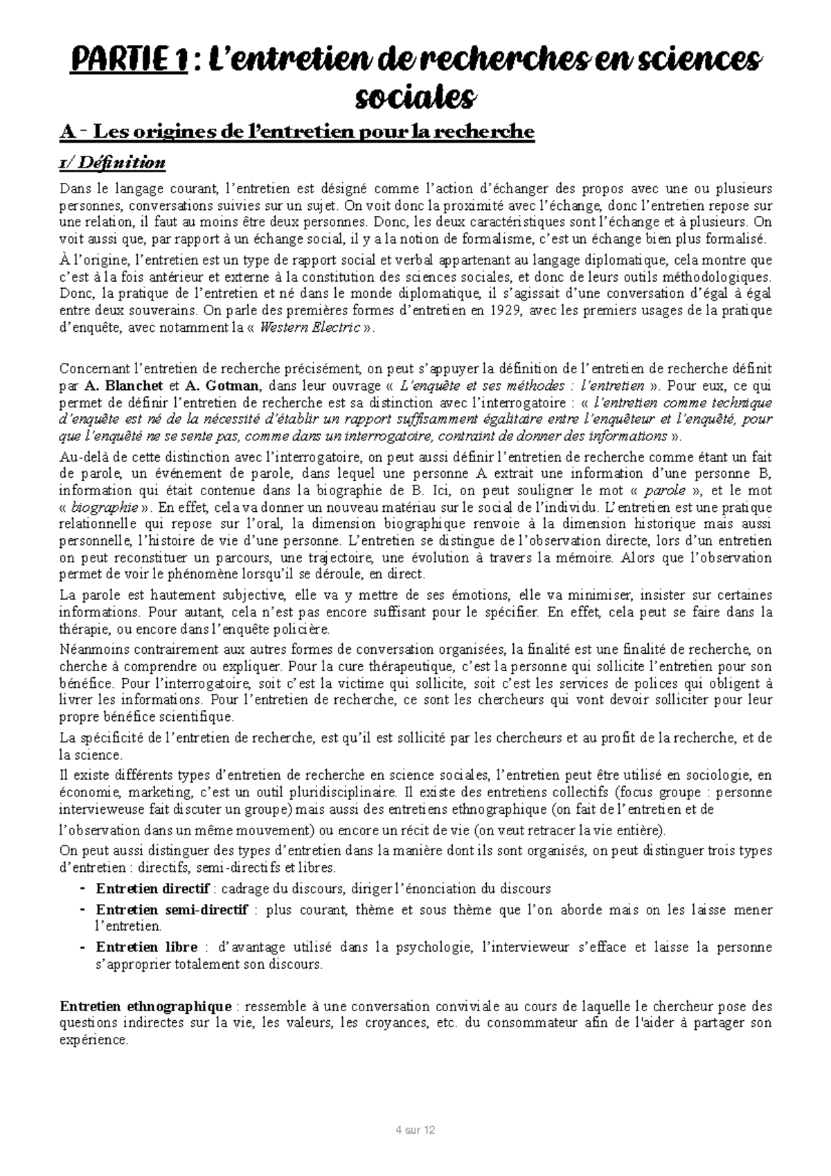 MSS 101 - Les Méthodes de Recherche en Sciences Sociales : Partie 1 ...