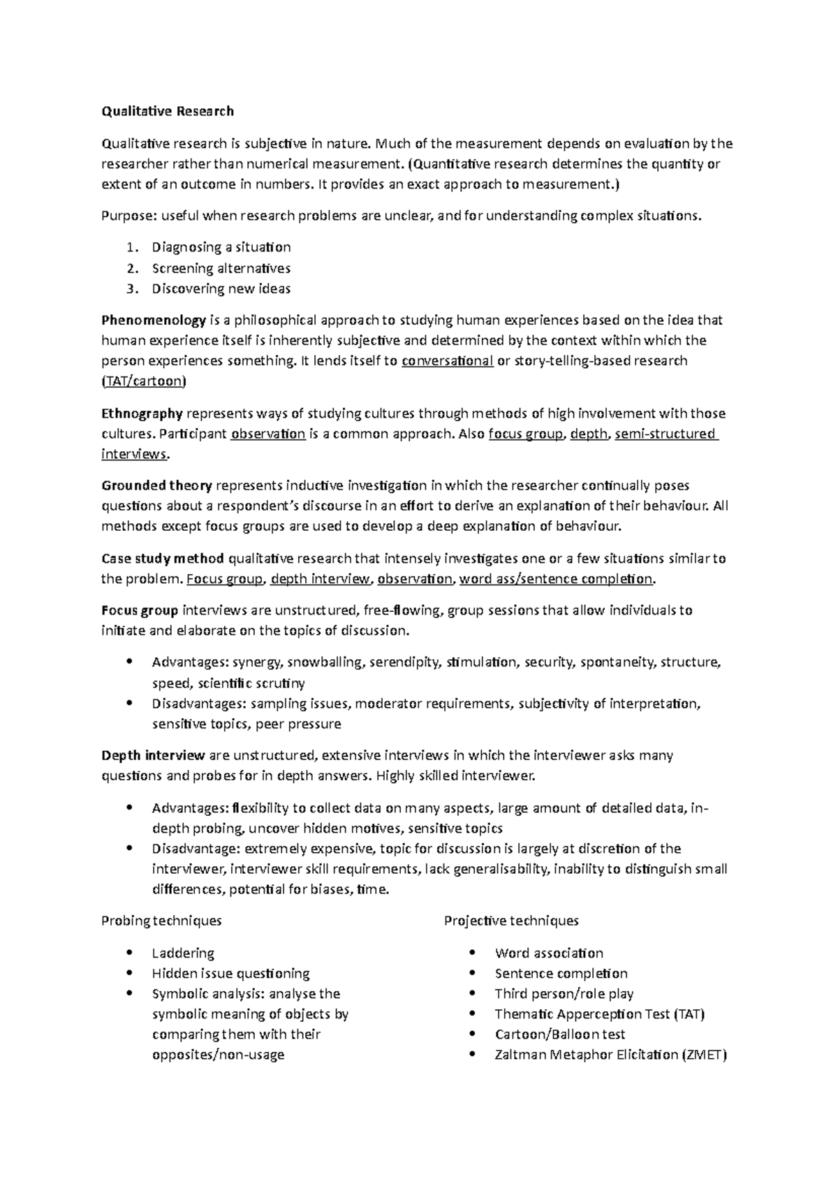 Chapter 3 - Textbook - Qualitative Research Qualitative research is ...