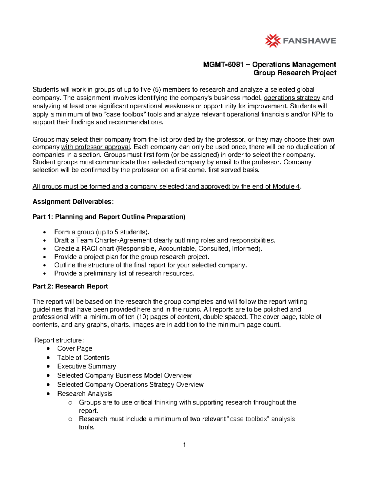 Group Research Project on Global Company Operations (2025S) - Studocu