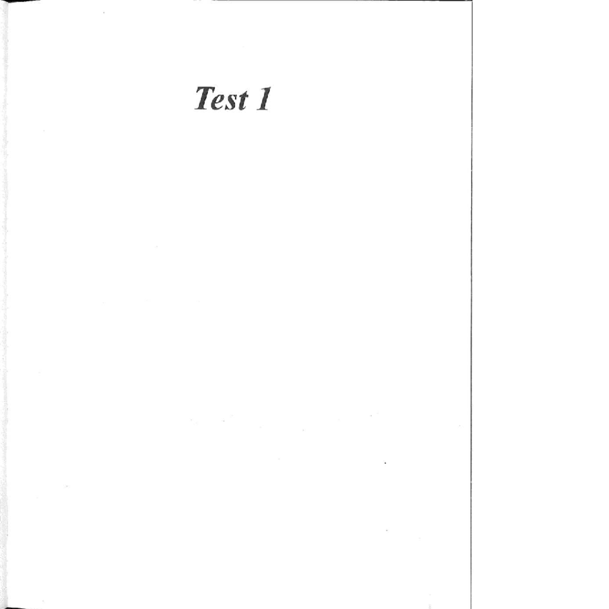 B2 First Cambridge Exam FCE Test 1 Reading and Use of English - Studocu