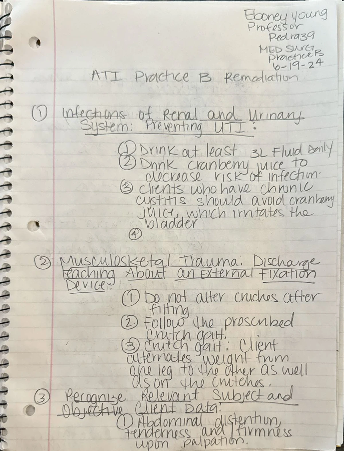 Med Surg 3 Final Exam Review: Key Concepts and Study Notes - Studocu