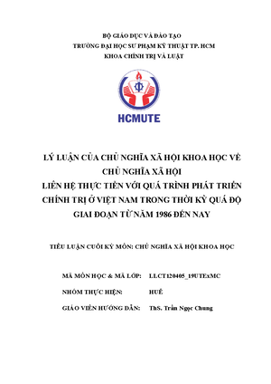 [Solved] iu kin khch quan dn n s ra i ca CNKHXH - Chủ nghĩa xã hội ...