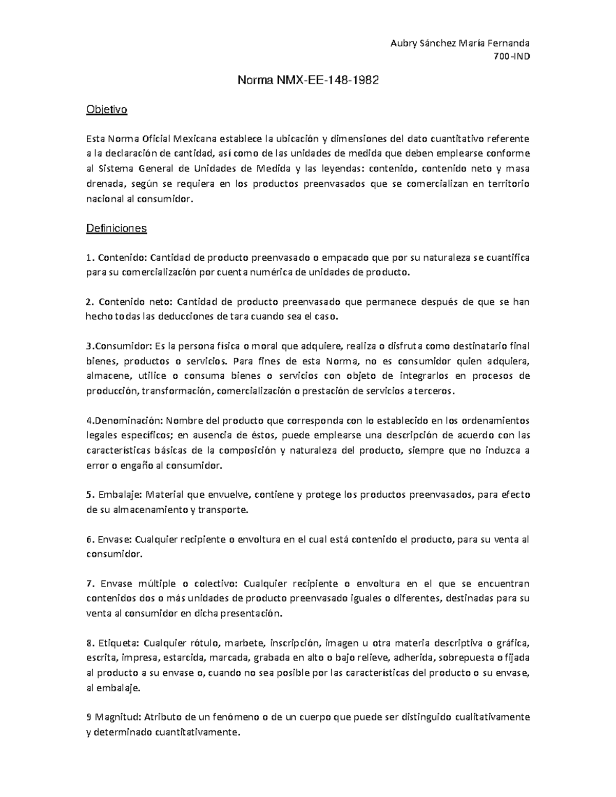 Norma Oficial Mexicana NMX-EE-148: Ubicación y Dimensiones de Datos Quantitativos - Document Preview