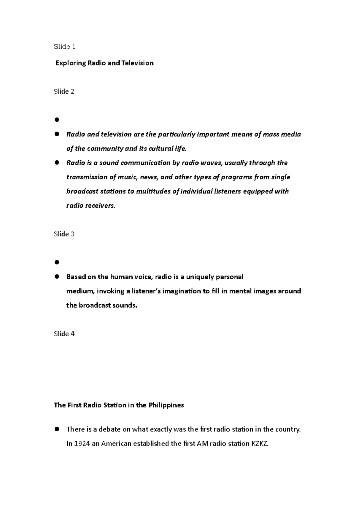 History 4: The Evolution of Radio and Television in the Philippines ...
