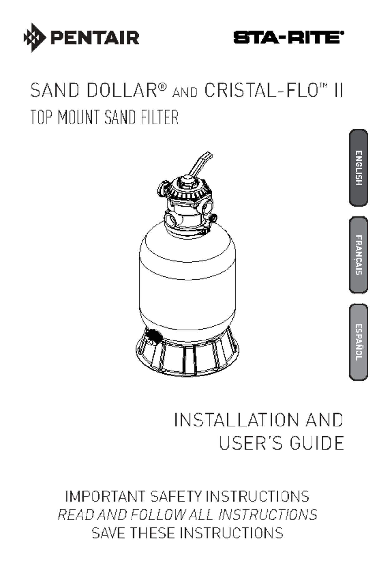 SAND and II Top Mount Sand Filter Installation Manual (SD35) - Studocu